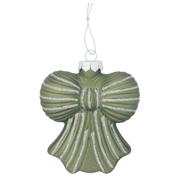 Baumschmuck Schleife mit Glitzer