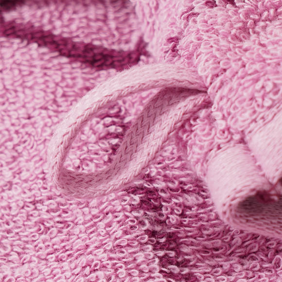 Waschhandschuh mit Herz-Allover