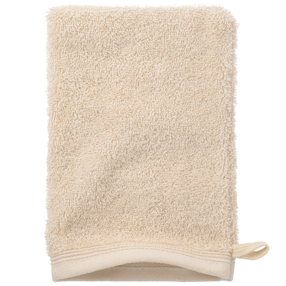 Waschhandschuh mit Bordüre