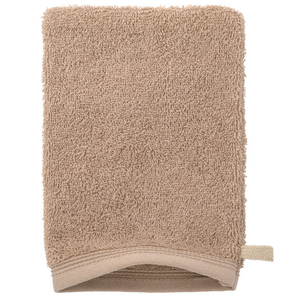 Waschhandschuh mit Bordüre