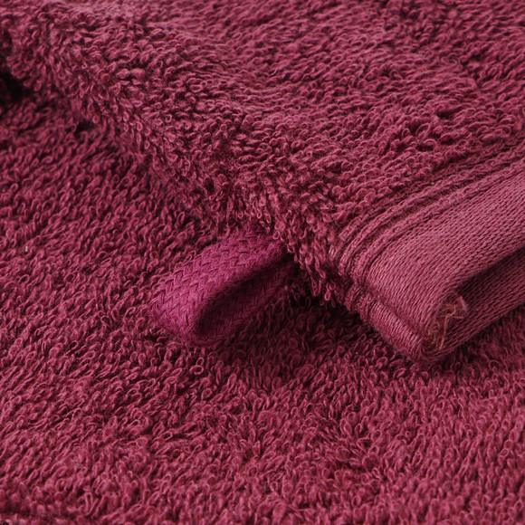 Waschhandschuh mit Bordüre