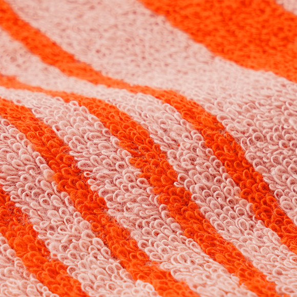 Waschhandschuh mit Streifenmuster