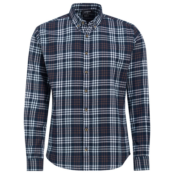 Herren Flanellhemd in Modern Fit