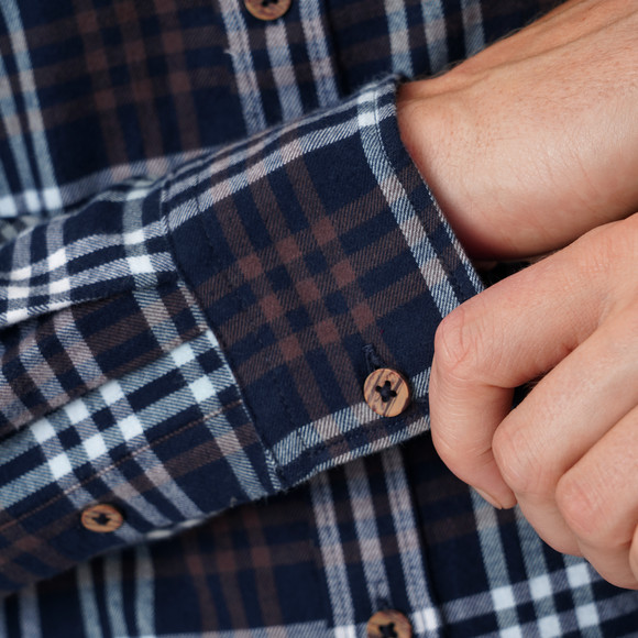 Herren Flanellhemd in Modern Fit