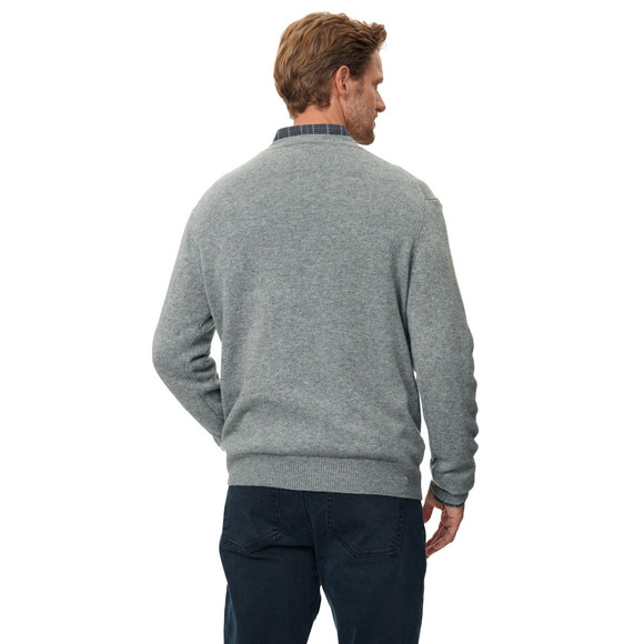 Herren Strickpullover mit Woll-Anteil