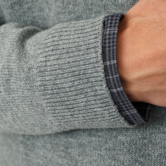 Herren Strickpullover mit Woll-Anteil