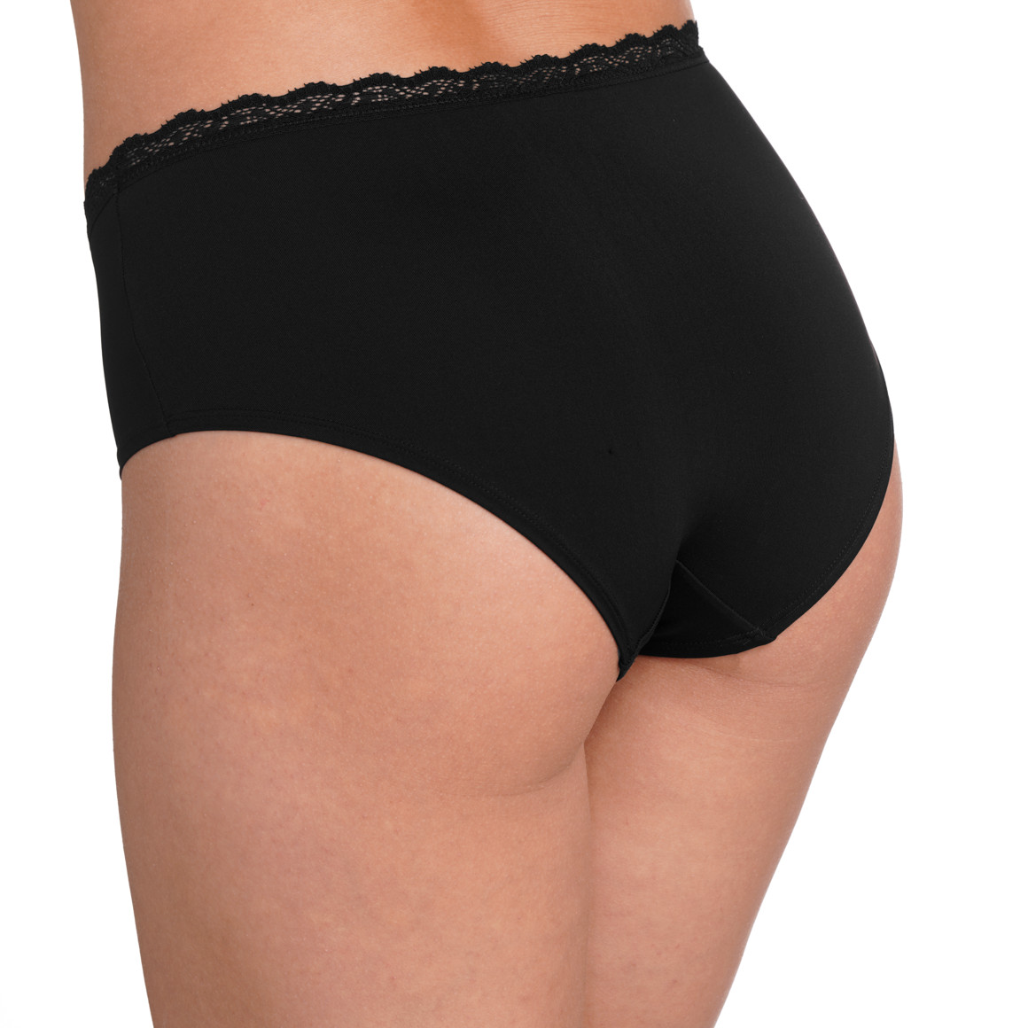 3 Damen Pantys mit Spitzenbund