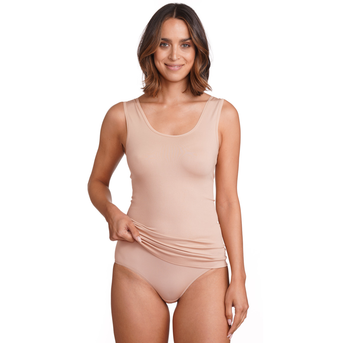 Damen Shapewear-Unterhemd mit breiten Trägern