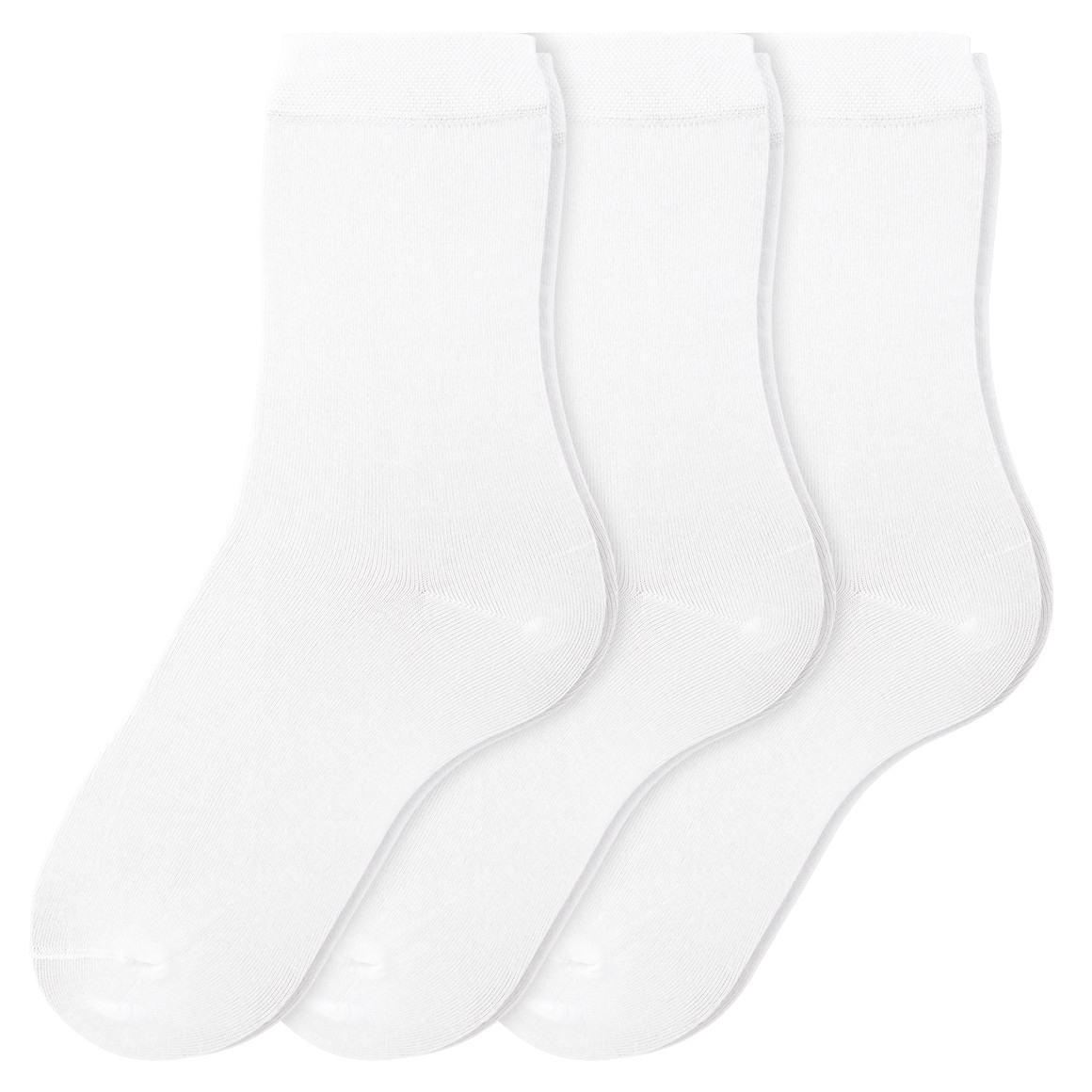 3 Paar Damen Socken mit Komfortbund