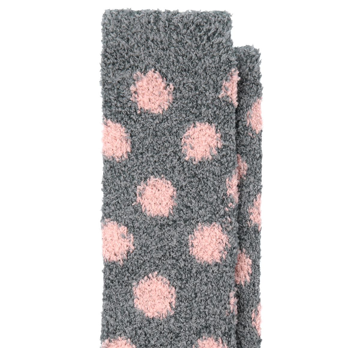 1 paar knusse damessokken met stippen