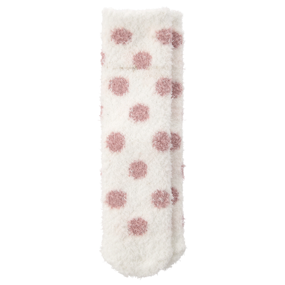 1 paar knusse damessokken met stippen