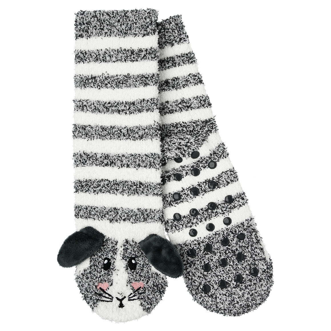 2 Paar Damen Kuschelsocken mit ABS-Noppen