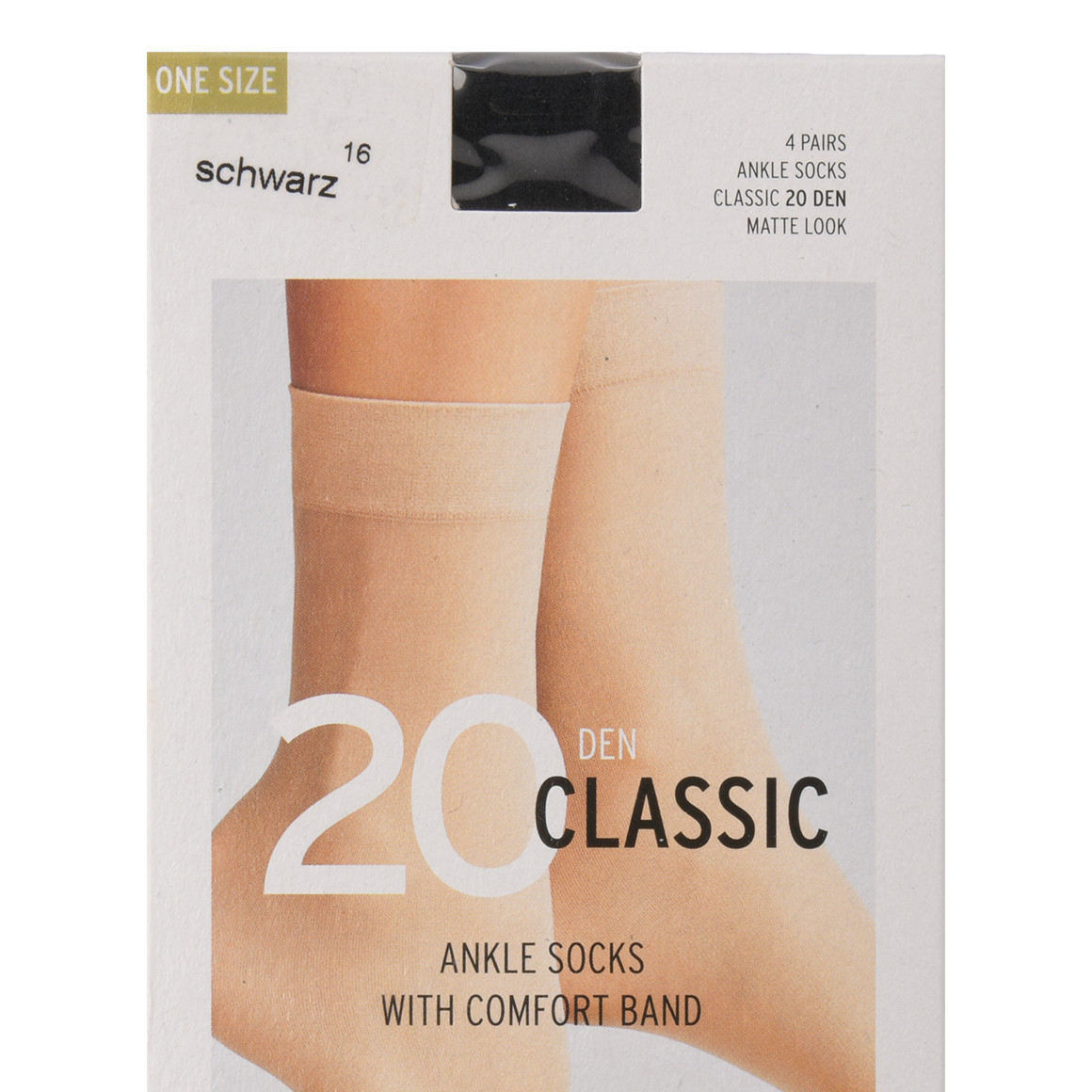 4 Paar Damen Feinstrümpfe in matter Optik