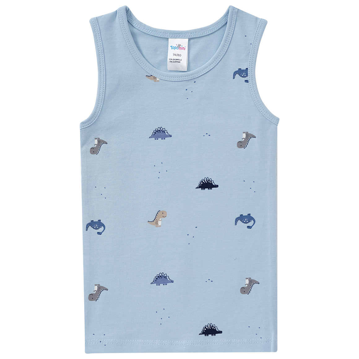 2 Baby Unterhemden in verschiedenen Dessins