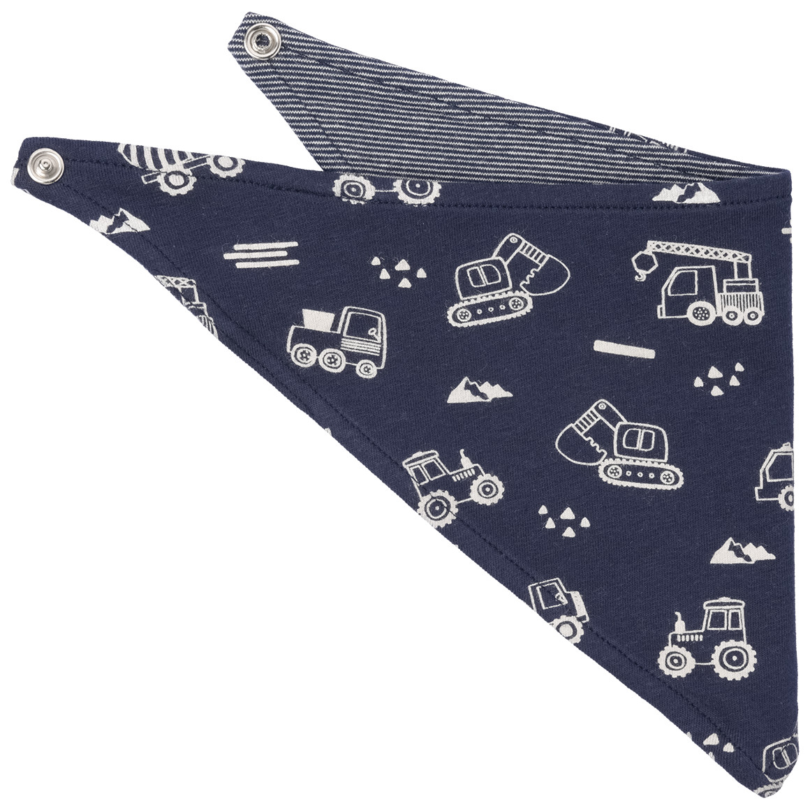 Bandana voor baby’s met bouwprint