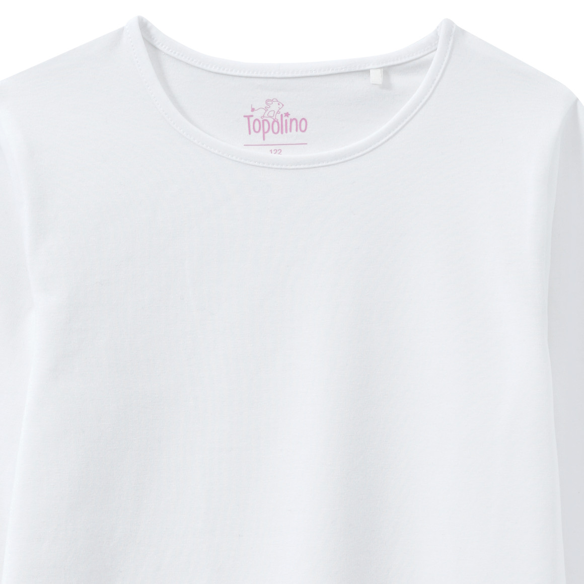 Mädchen Langarmshirt im Basic-Look