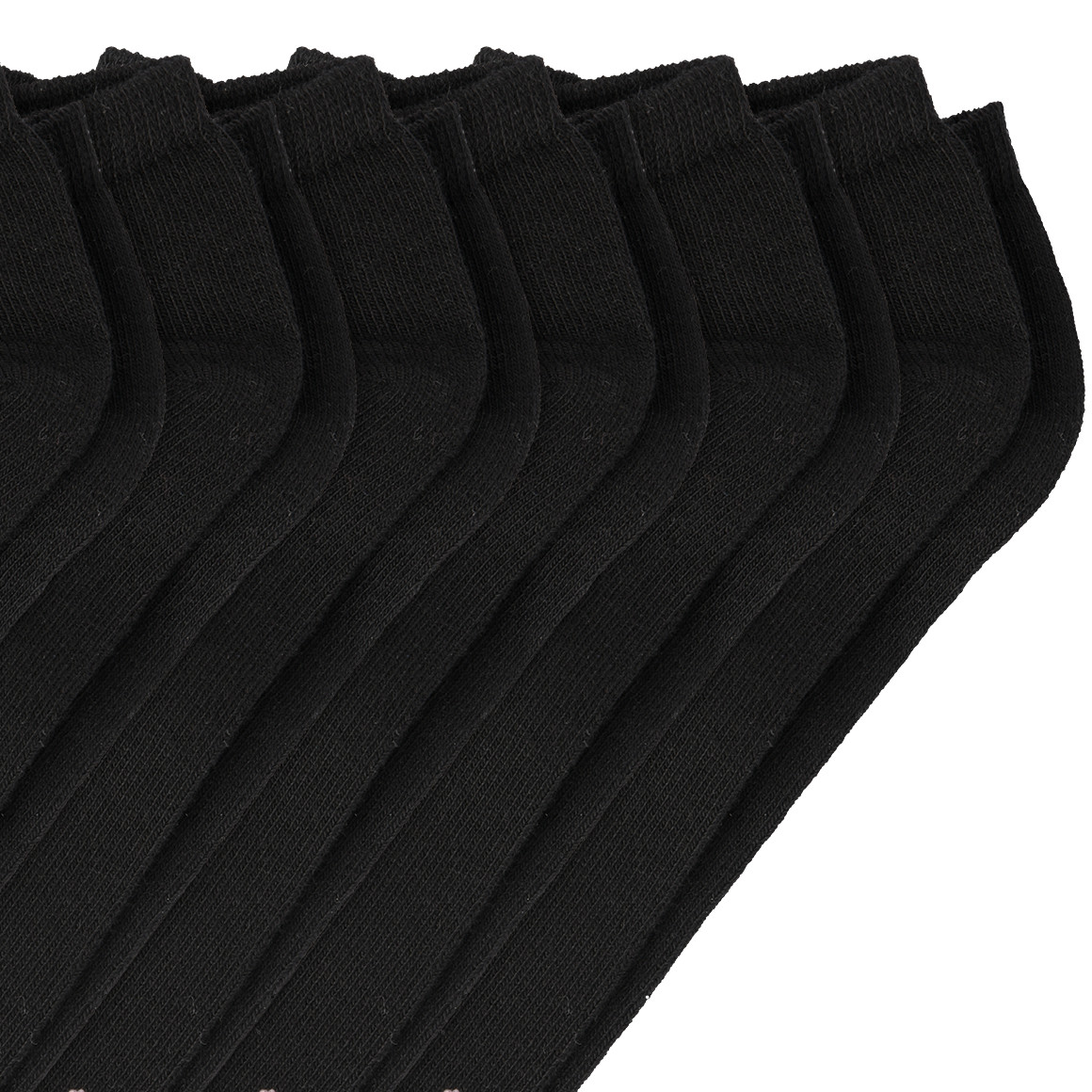 6 Paar Damen Sneaker-Socken unifarben