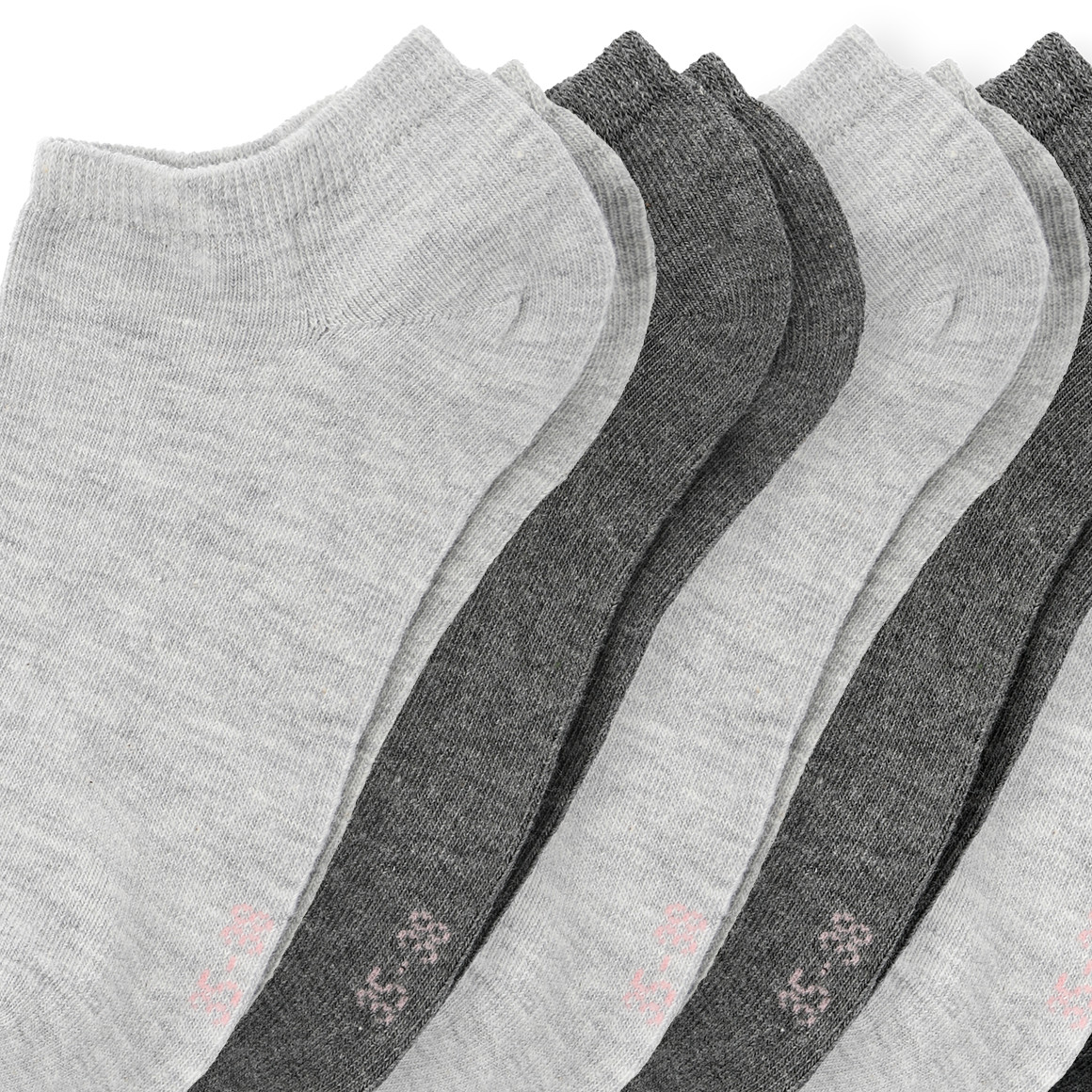 10 Paar Damen Sneaker Socken - Baumwolle No Show So Produktbild-Vorschau 8