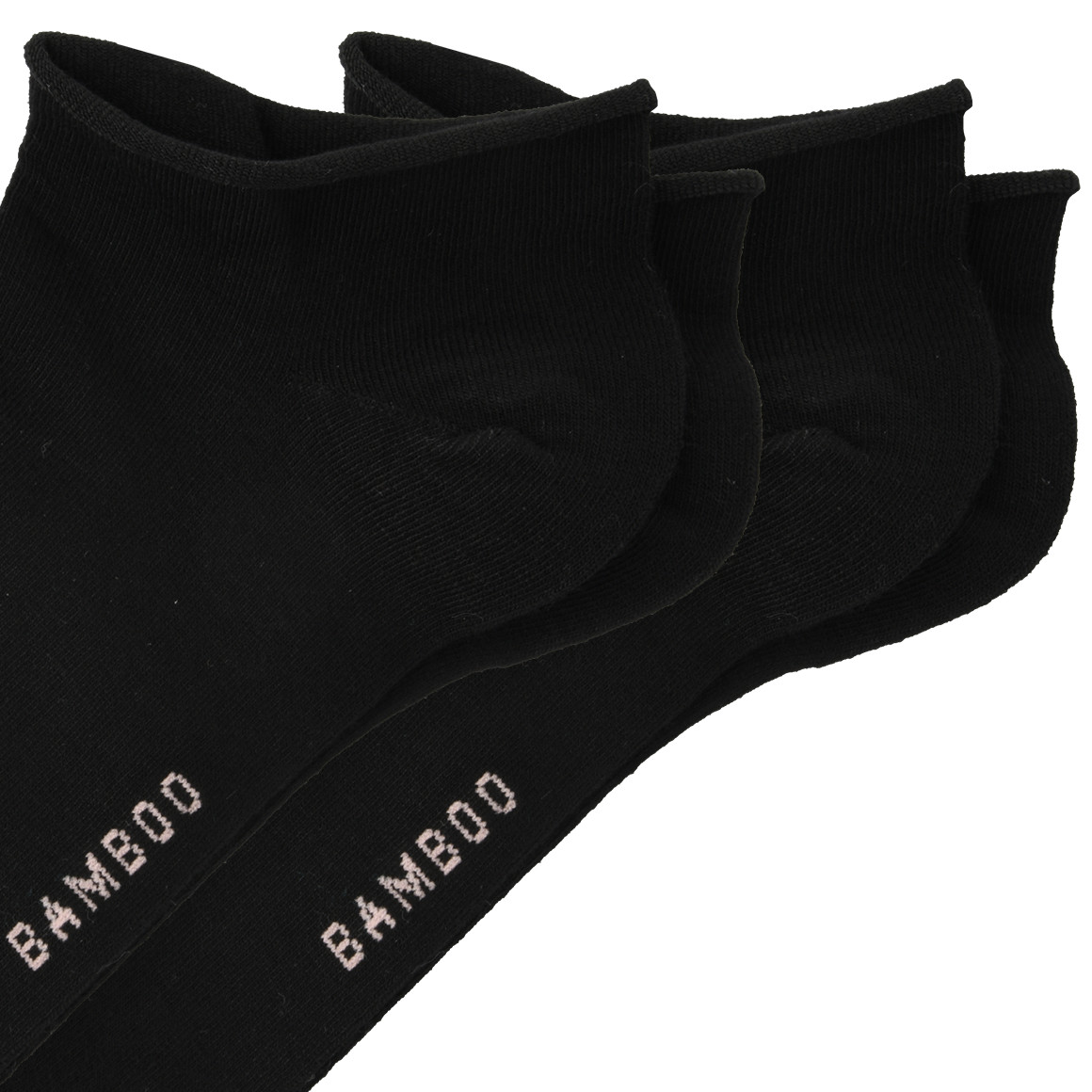 2 Paar Damen Sneaker-Socken mit Rollbündchen