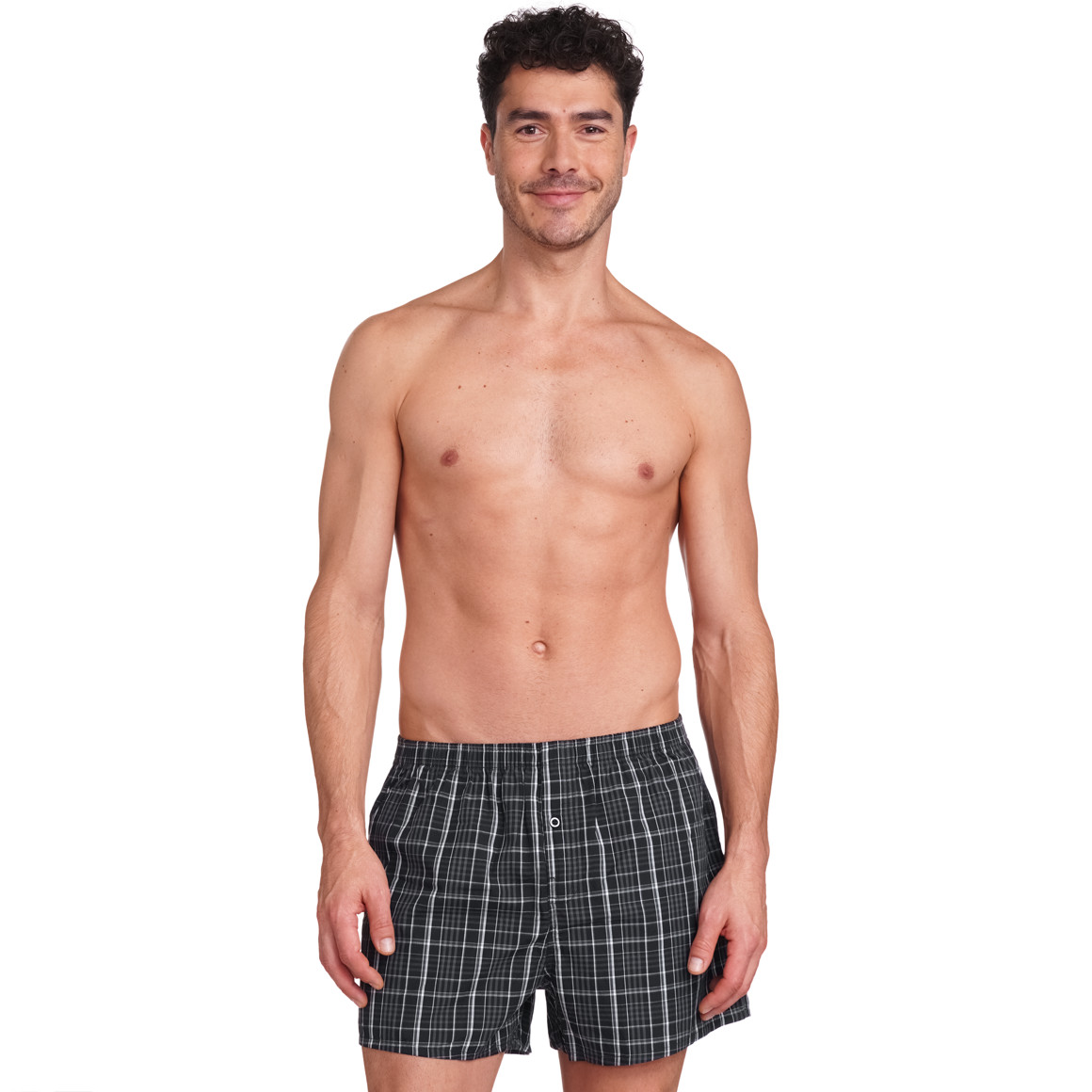 Herren Boxershorts mit Karo-Muster