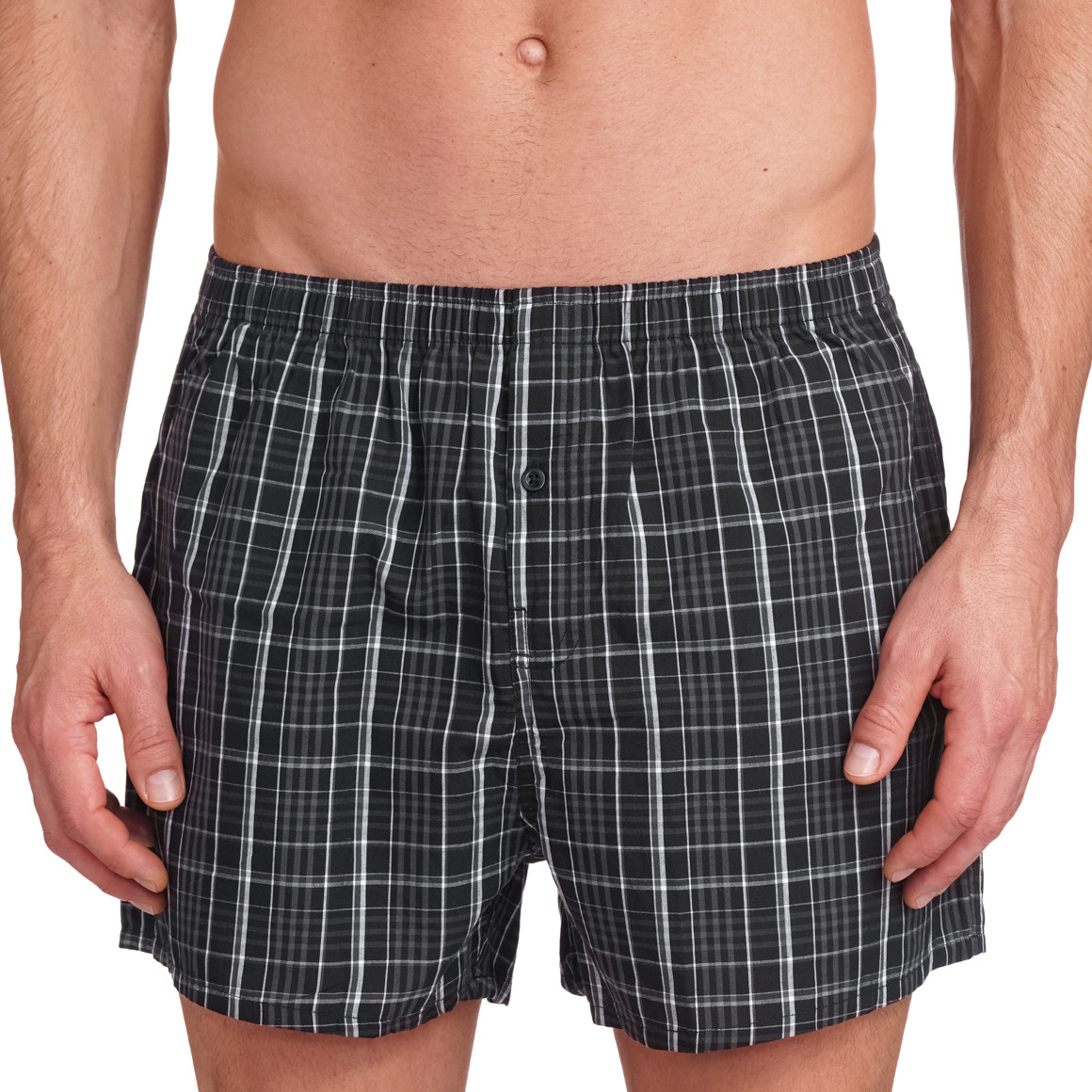 Herren Boxershorts mit Karo-Muster