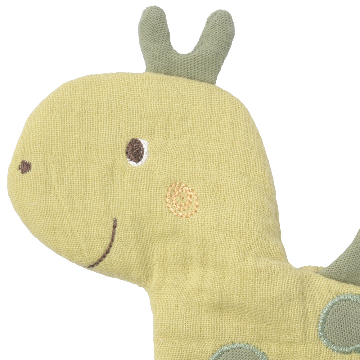 Babyknispertje in dinosaurusdesign