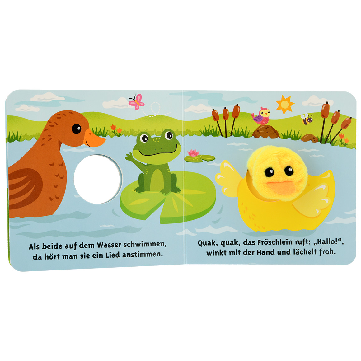 Baby Fingerpuppenbuch Die Schnatterente