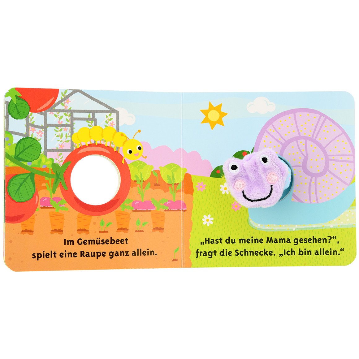 Baby Fingerpuppenbuch Die kleine Schnecke