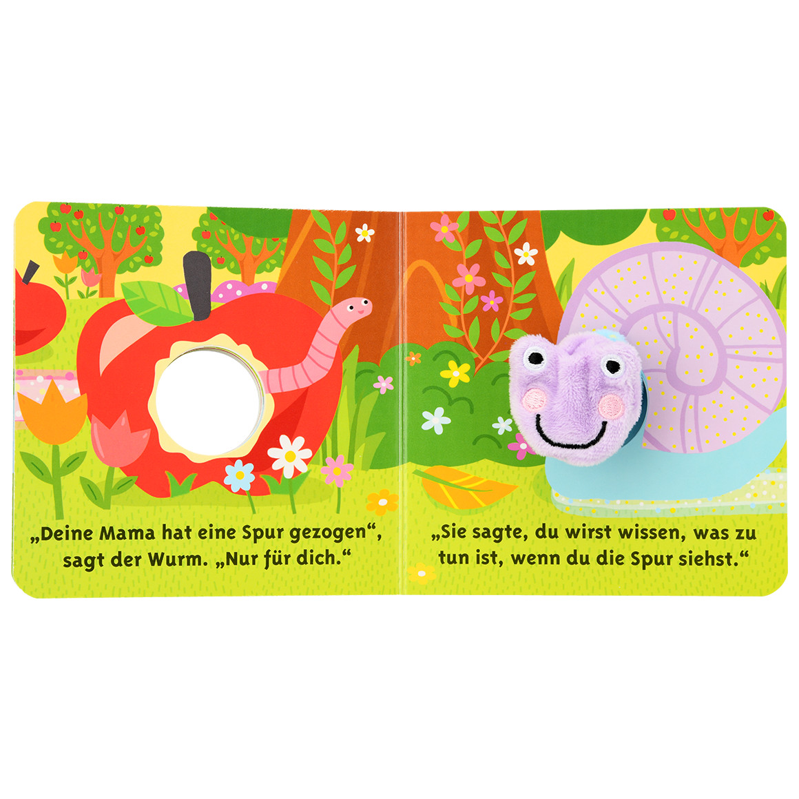 Baby Fingerpuppenbuch Die kleine Schnecke