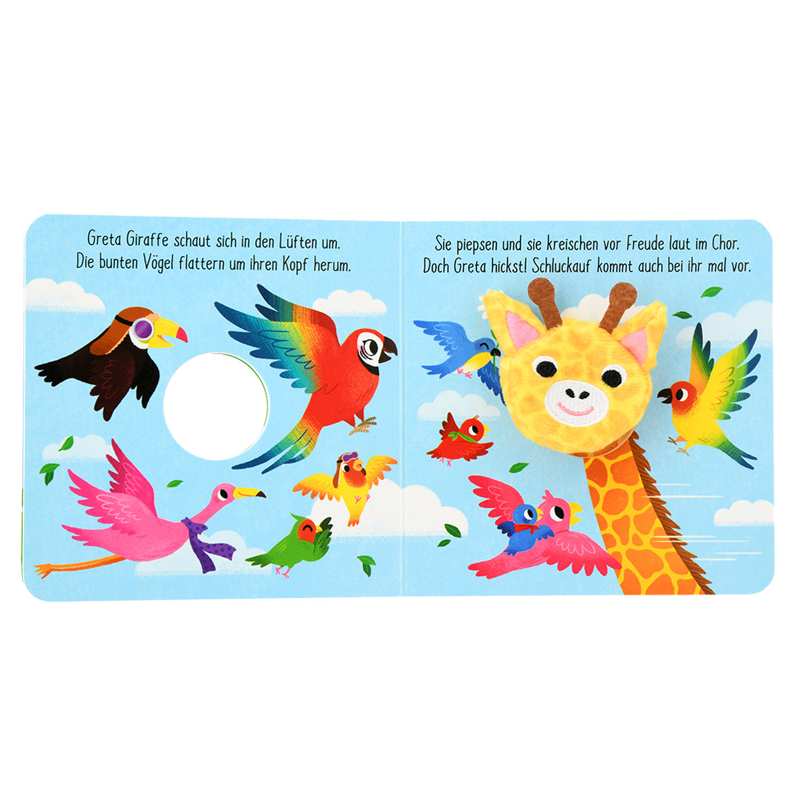 Baby Fingerpuppenbuch Giraffe Greta