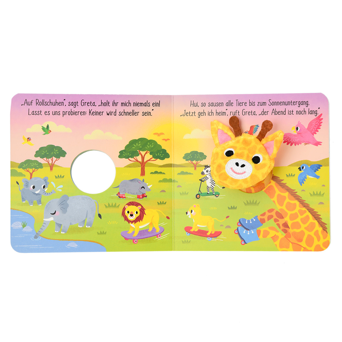 Baby Fingerpuppenbuch Giraffe Greta