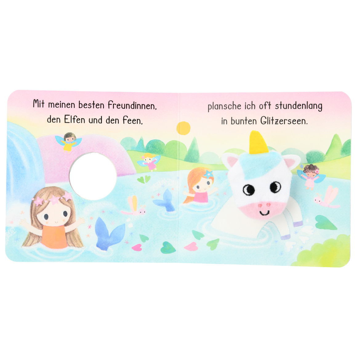 Baby Fingerpuppenbuch Einhorn
