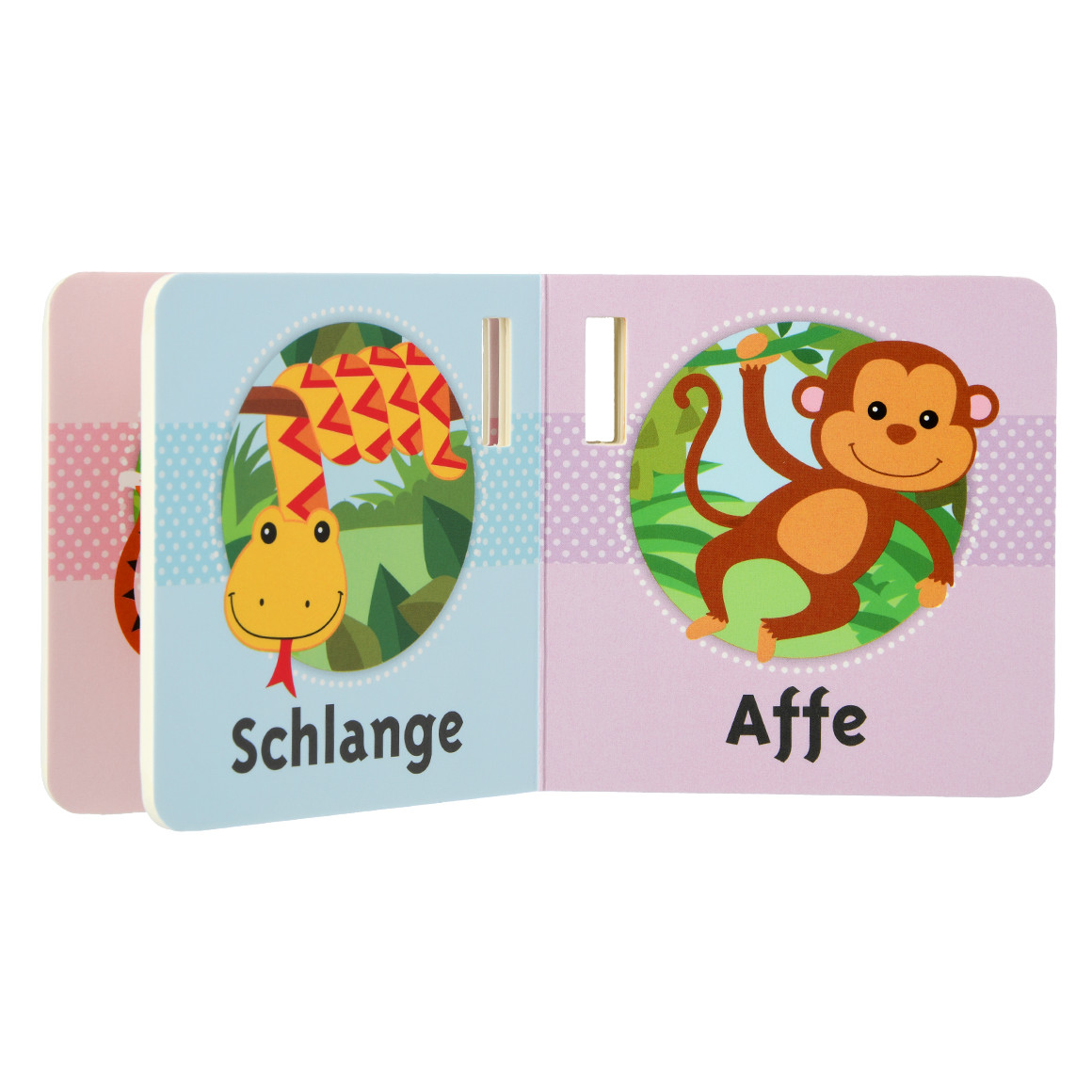 Baby Buggy-Buch Wilde Tiere mit Anhänger