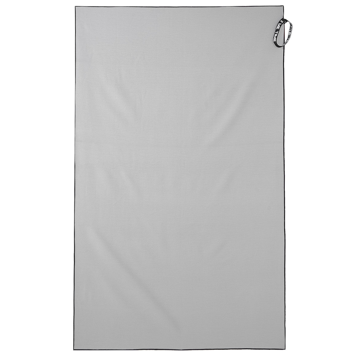 Kleines Sport-Handtuch aus Mikrofaser, grau, Gr. 80x130, Ernsting's family