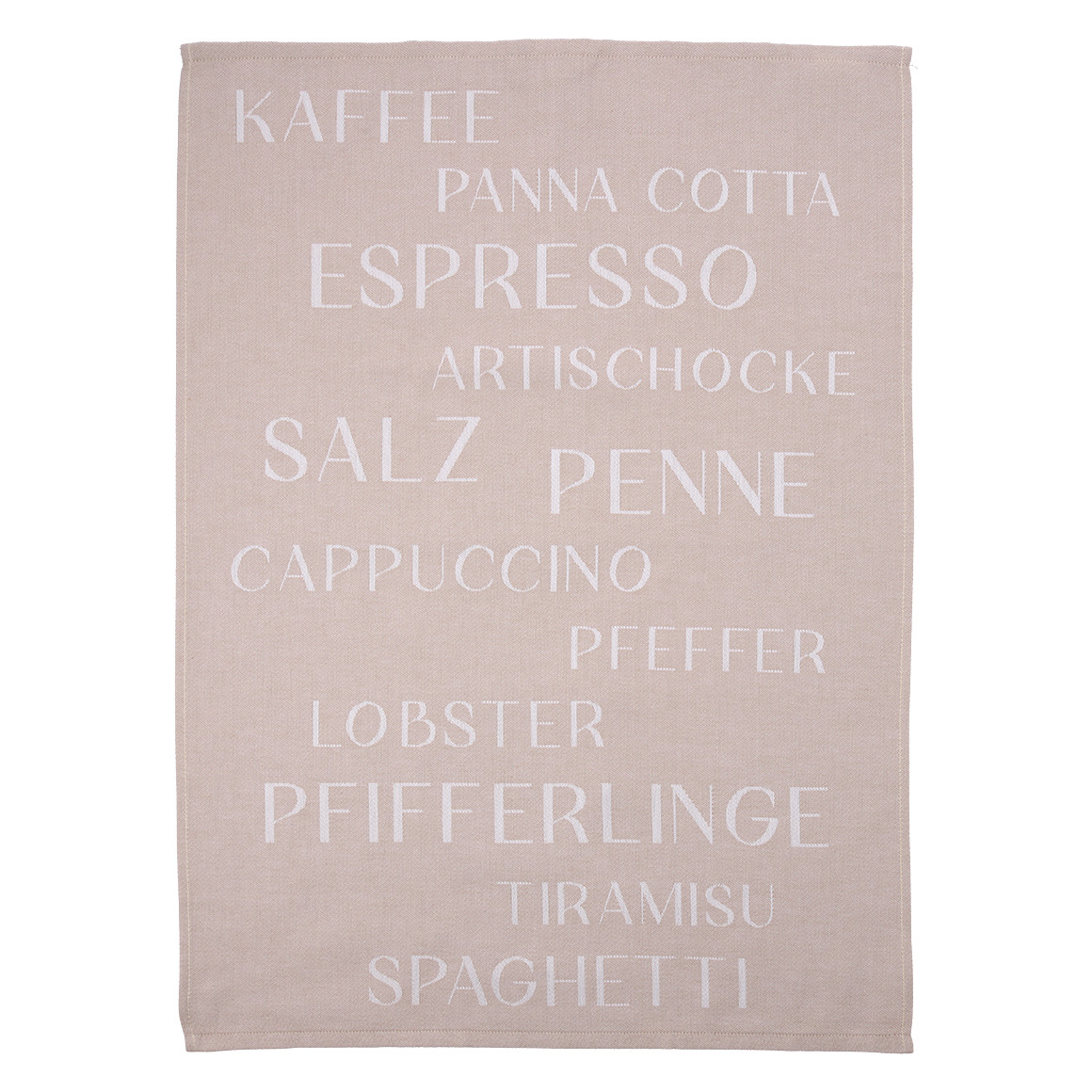 2 theedoeken met all-over tekst