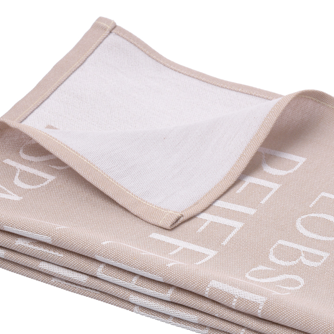 2 theedoeken met all-over tekst