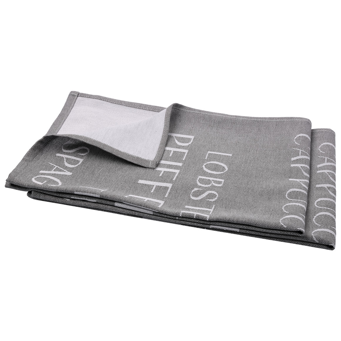 2 theedoeken met all-over tekst