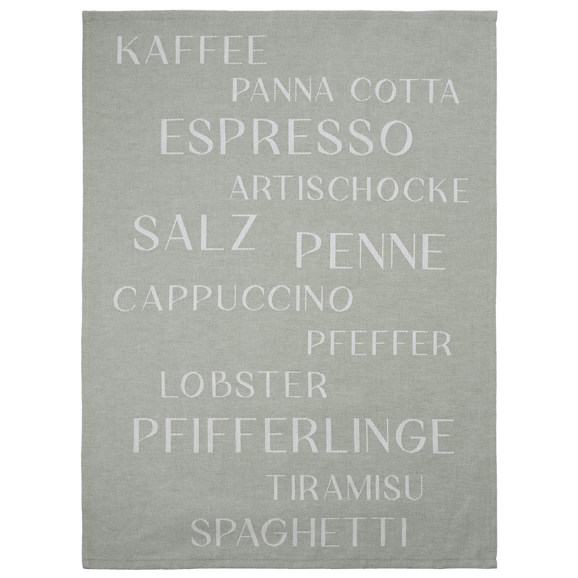 2 theedoeken met all-over tekst