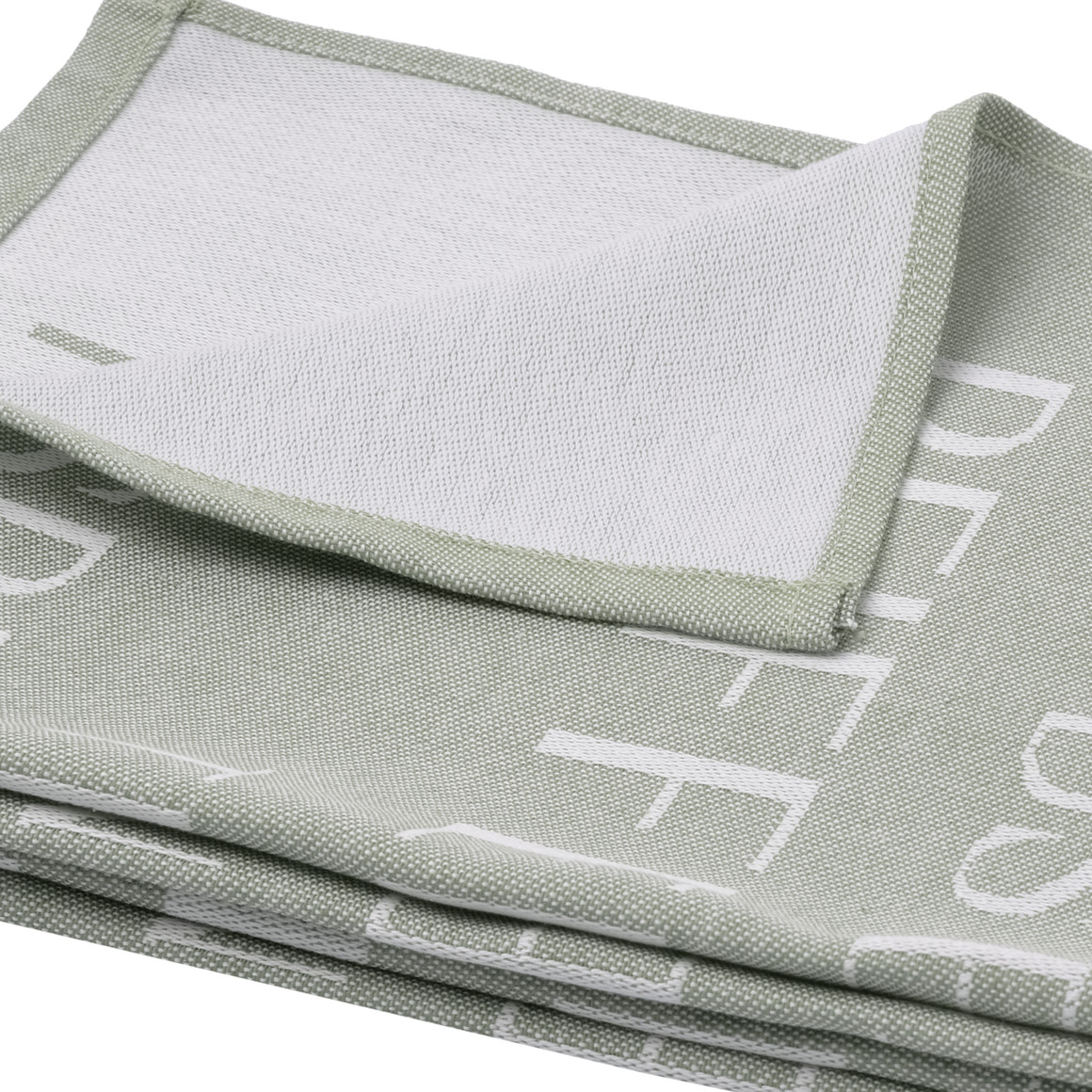 2 theedoeken met all-over tekst