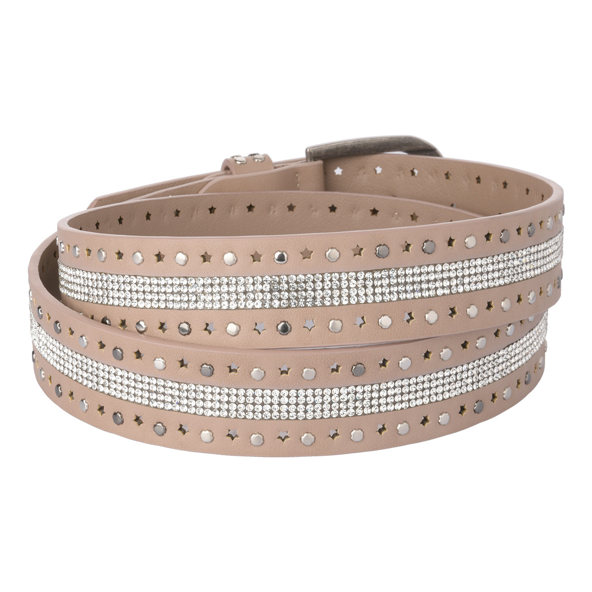 Damen Gürtel mit Nieten-Applikation
