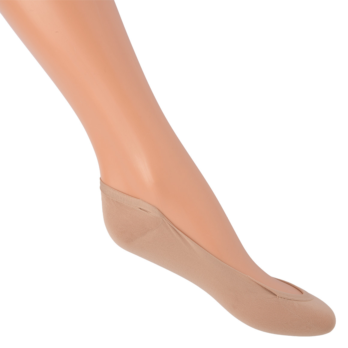 2 Paar Damen Ballerina-Füsslinge ohne Naht