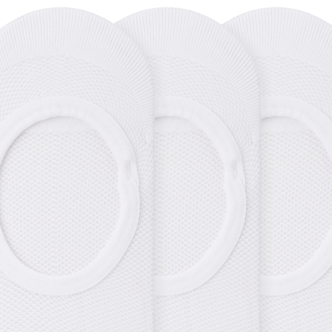 3 Paar Damen Füßlinge in Mesh-Qualität