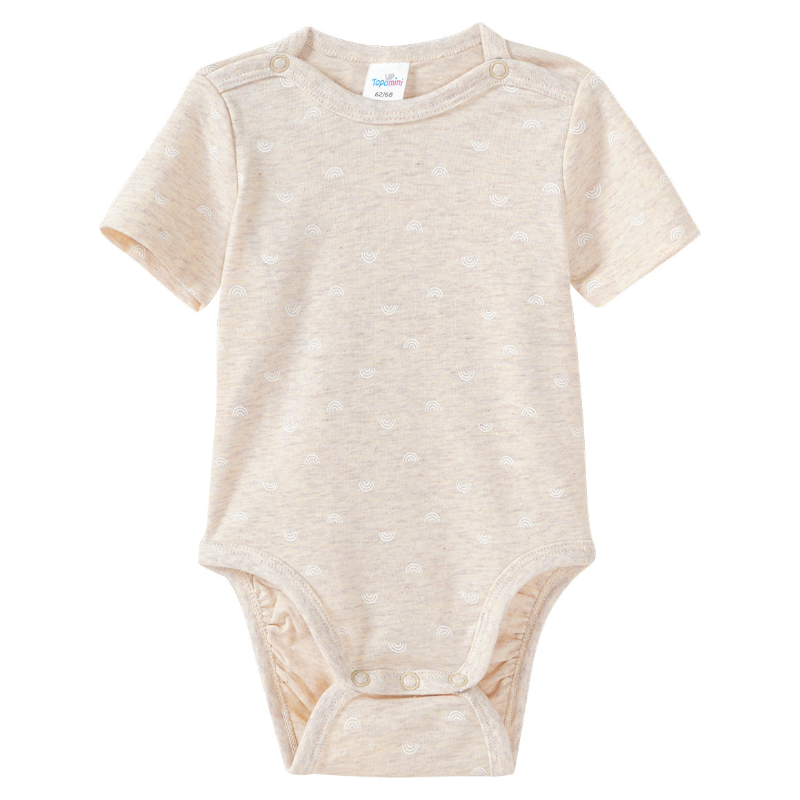 2 Baby Bodys mit Bio-Baumwolle