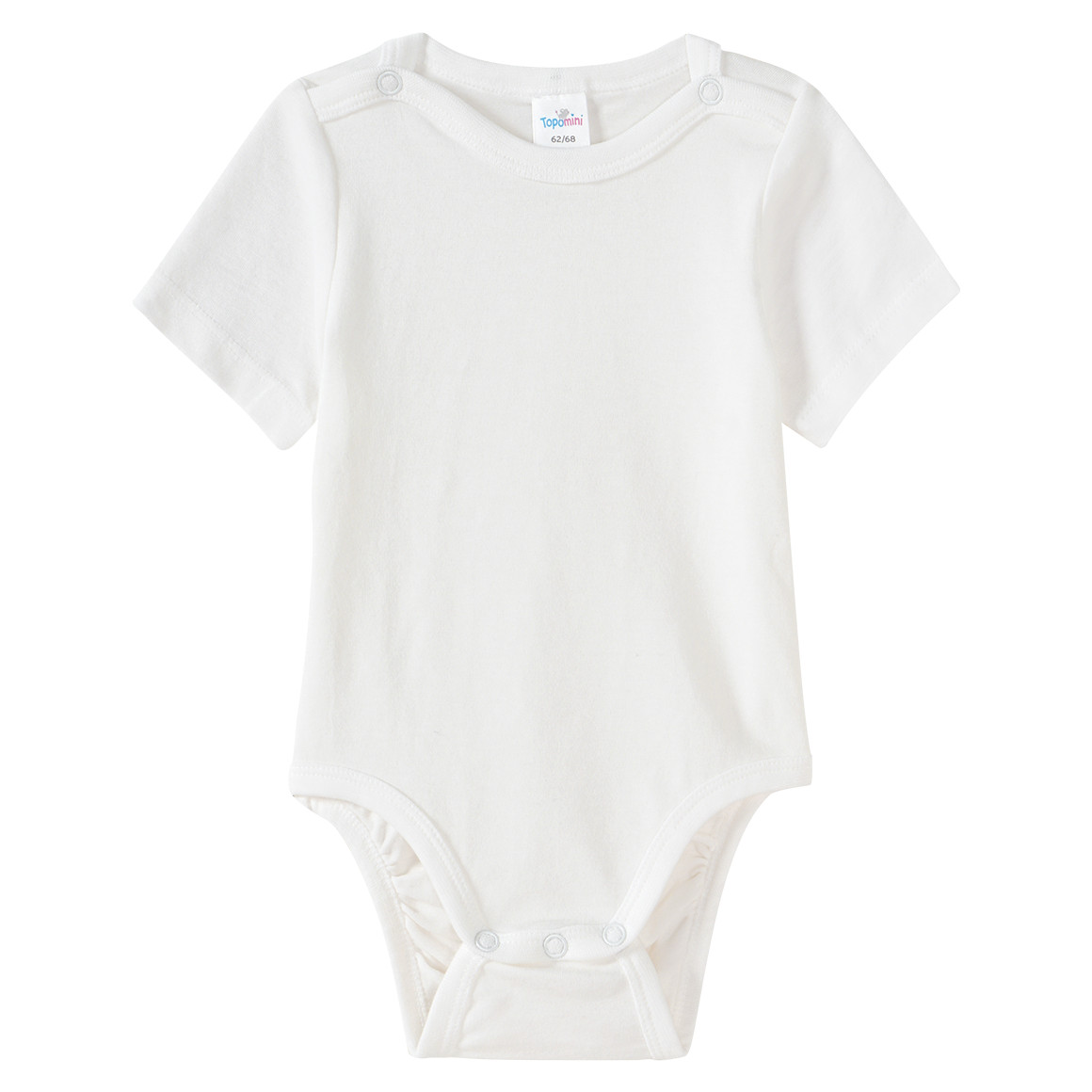 2 Baby Bodys mit Bio-Baumwolle