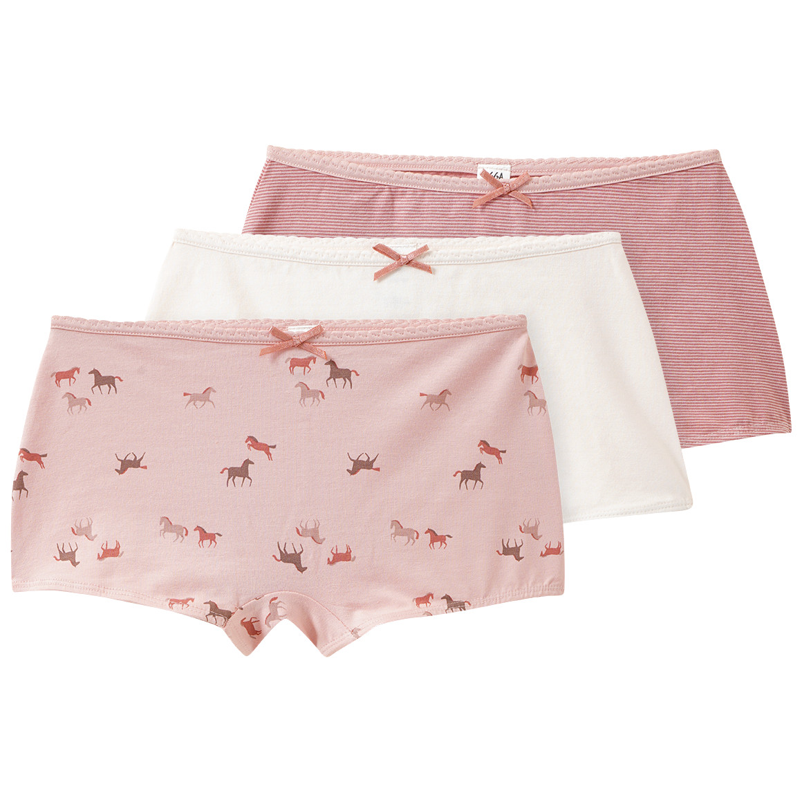 3 Mädchen Pantys mit Bio-Baumwolle