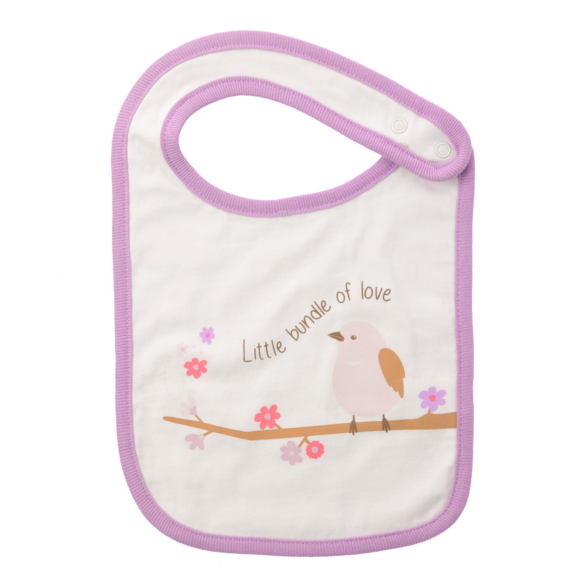 3 slabbetjes voor baby’s met motieven