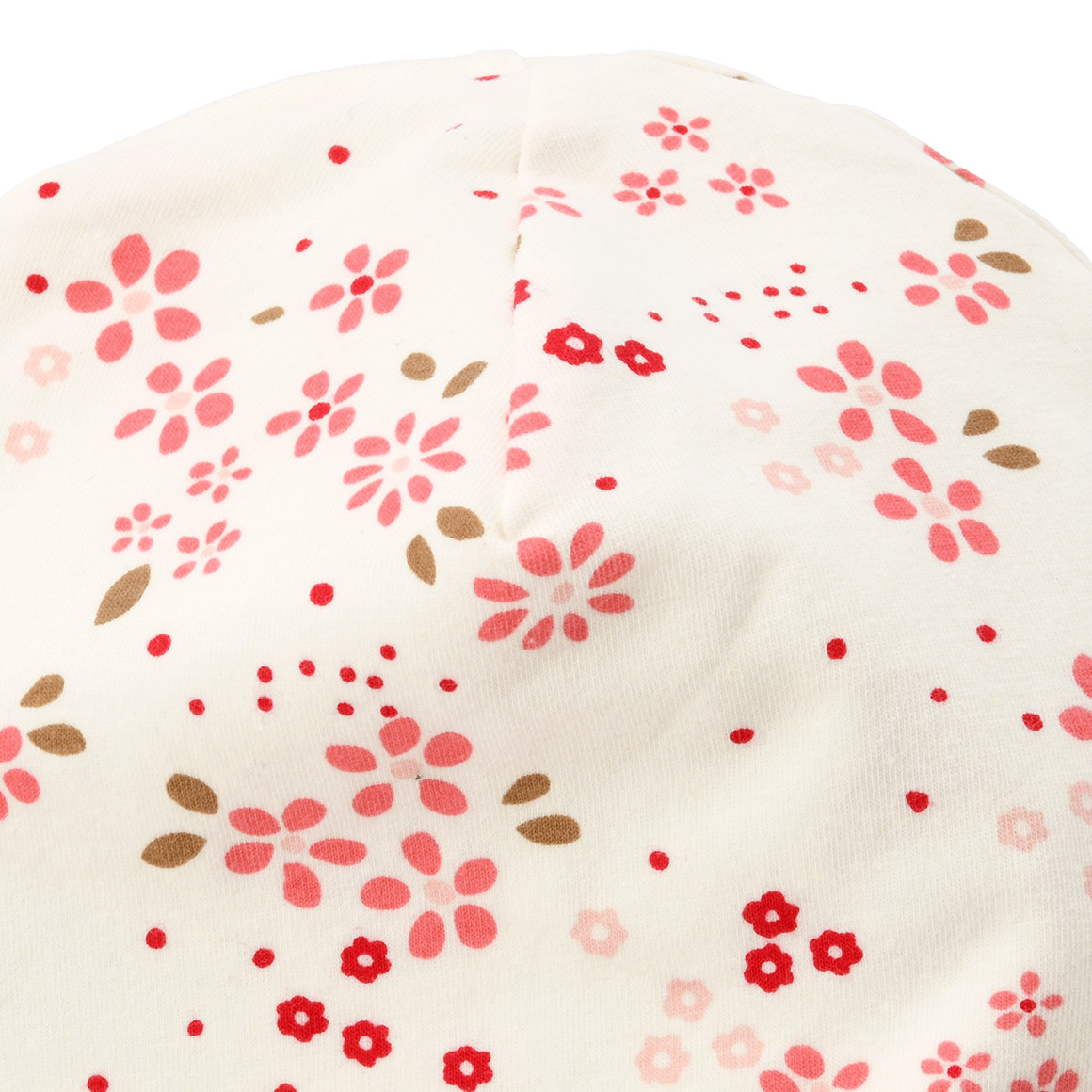Newborn Mütze mit Blumen-Muster