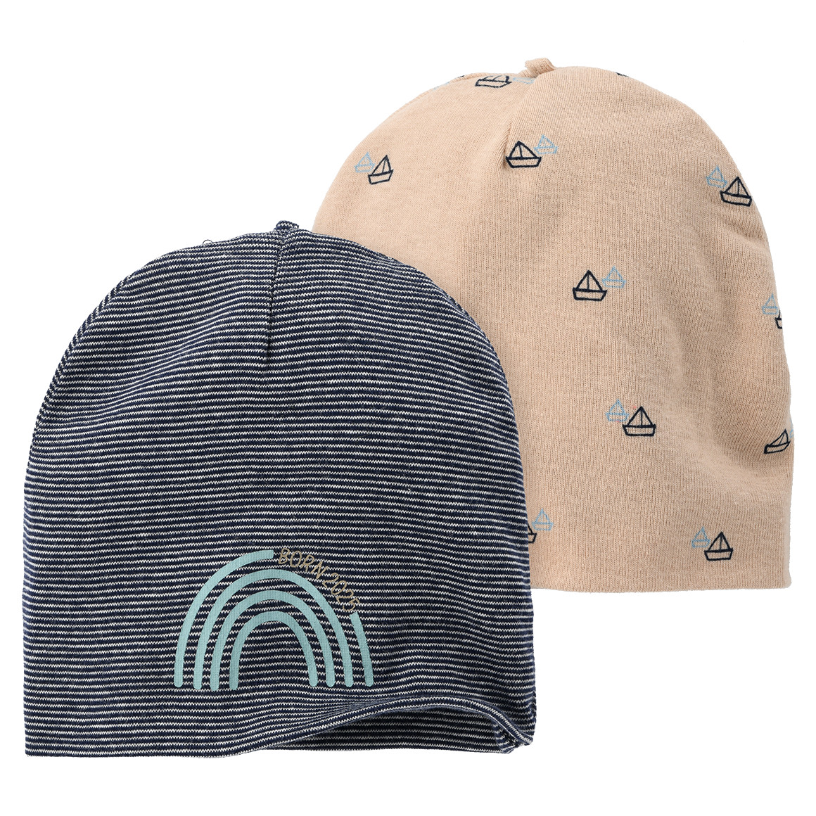 2 Newborn Mützen Born 2025