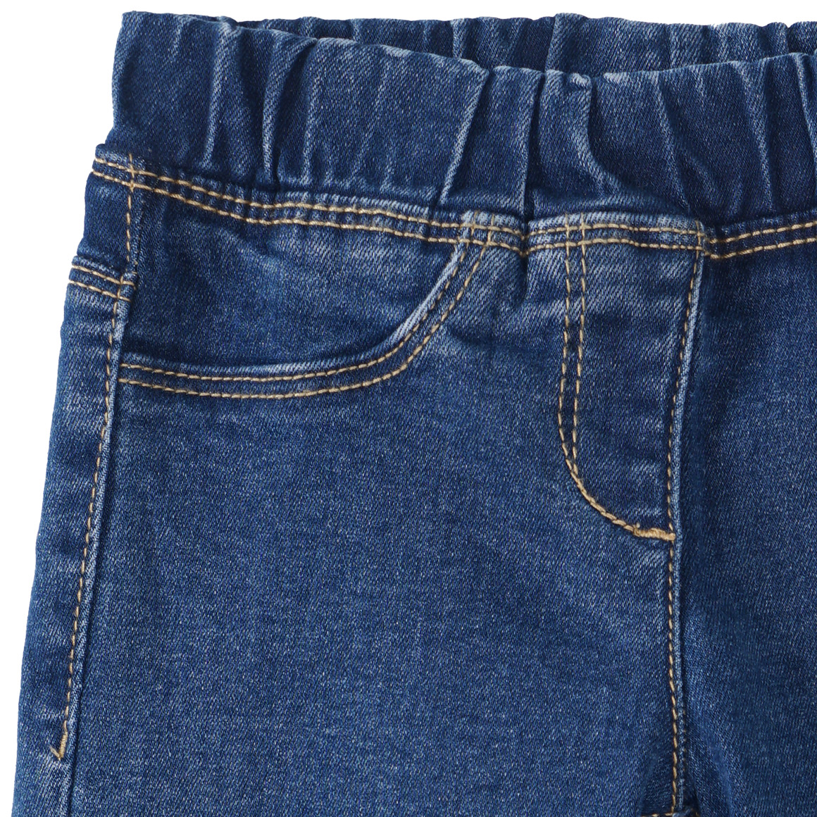 Mädchen Straight-Jeans mit Elastikbund