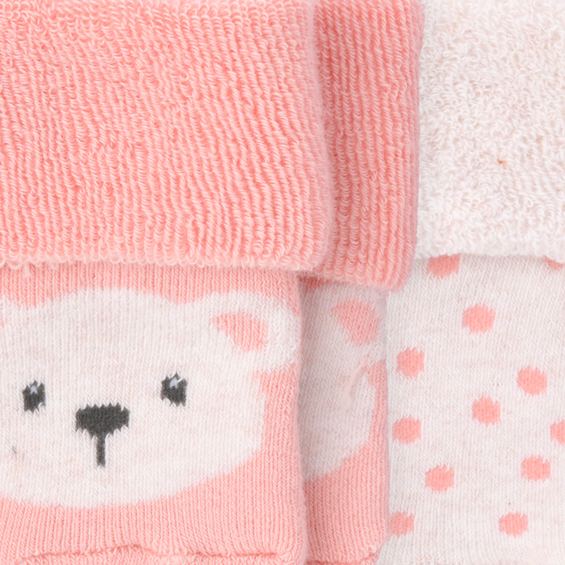 2 paar Newborn sokken met omslag